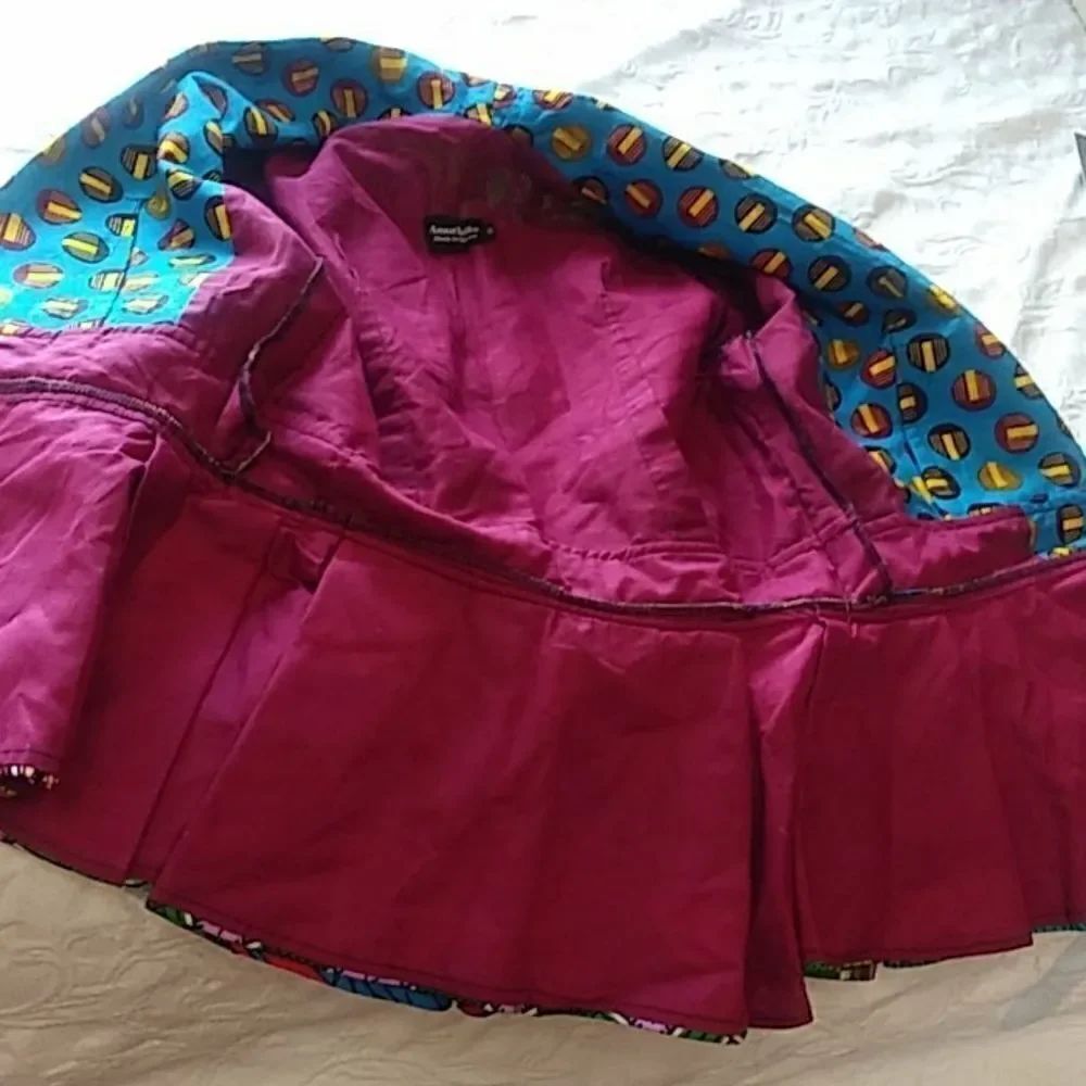 Anna teiko. African print patch work jacket - Picture 9 of 16